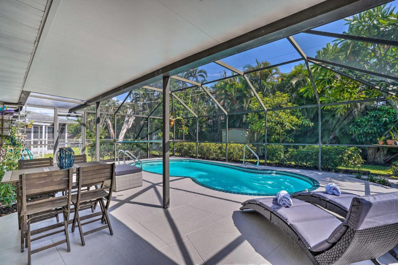 Naples Oasis With Screened Pool, Bike To Beach! Kültér fotó