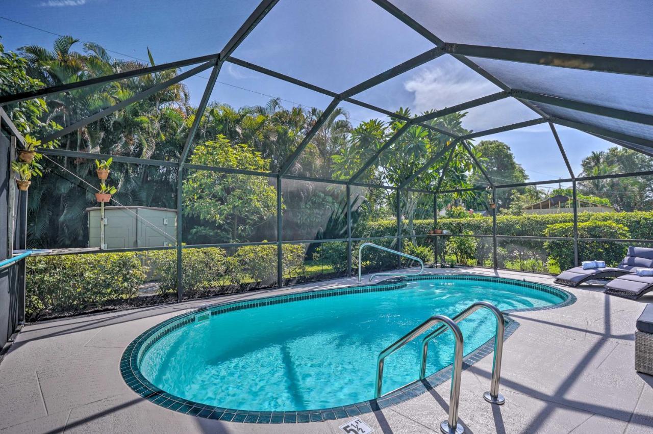 Naples Oasis With Screened Pool, Bike To Beach! Kültér fotó